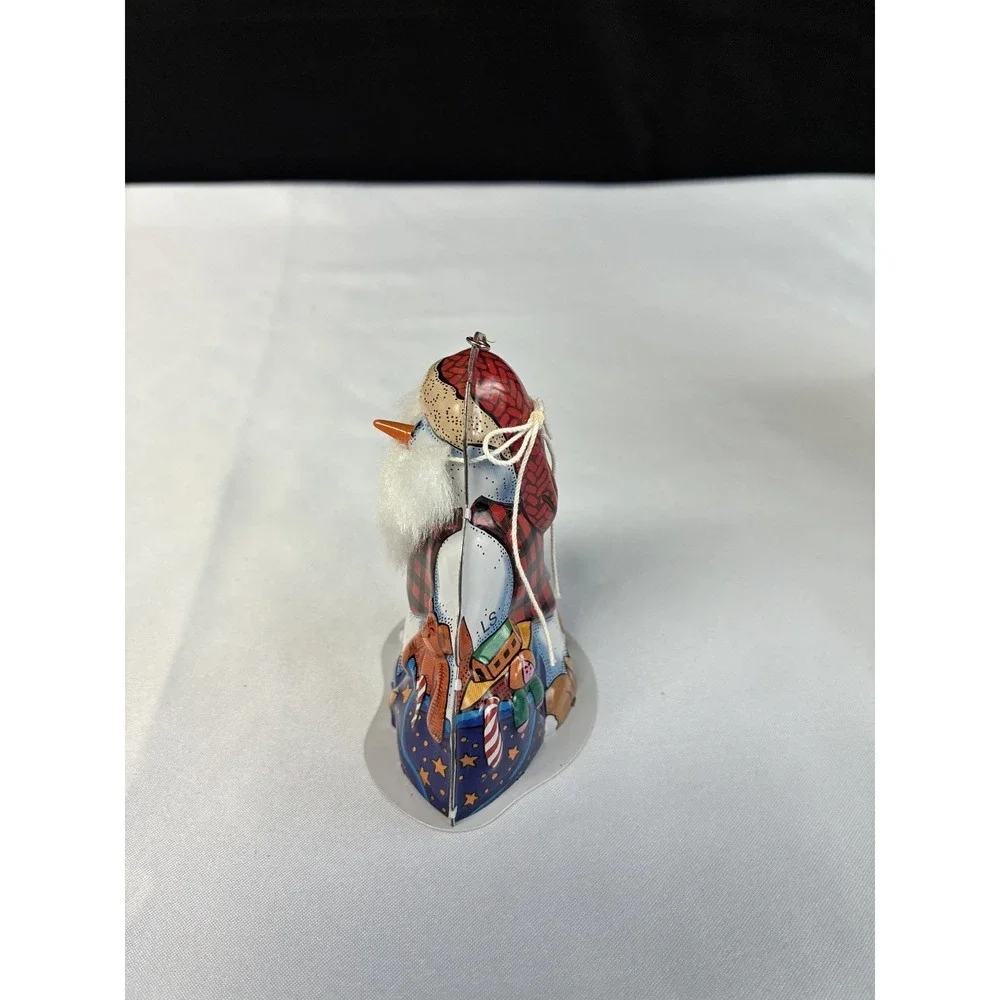 Hallmark 2012 Father Christmas Purple Ornament & 2000 Cool Character Snowman Set